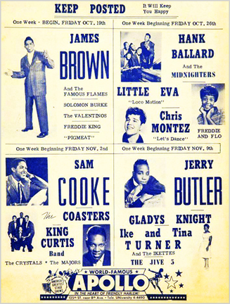 James Brown, Sam Cooke